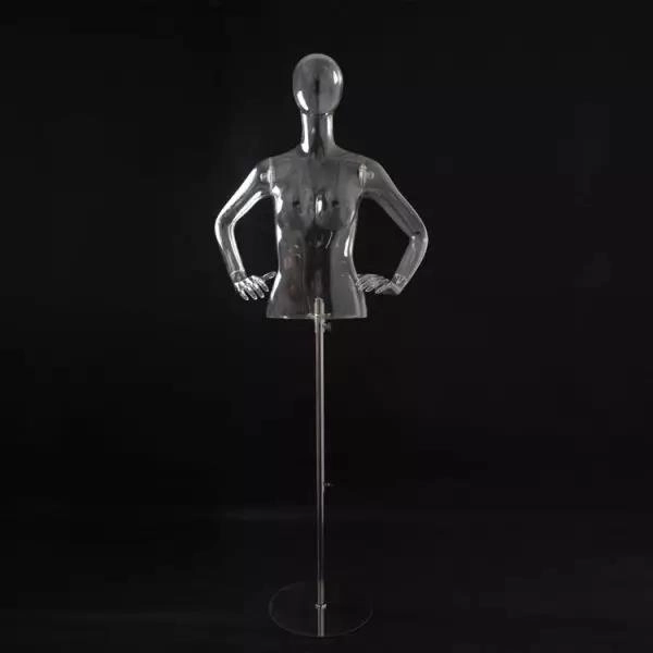 80 cm Female Half-Figure Mannequins: Planning Counter Display Space